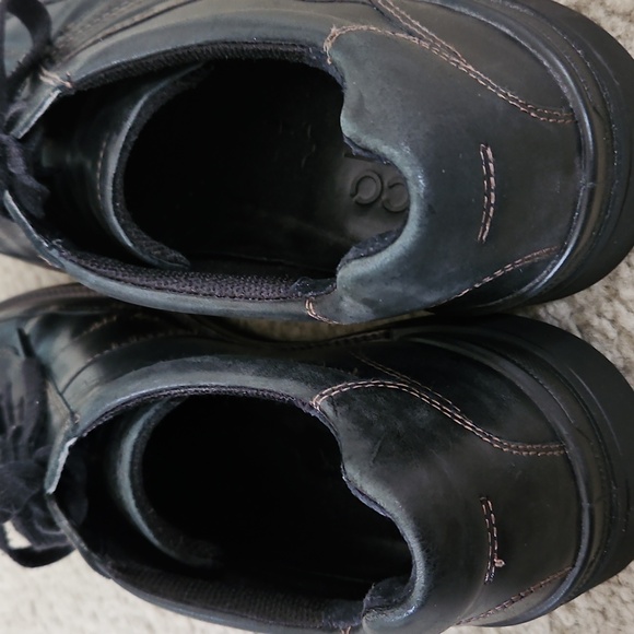 ECCO Men's Black Leather Shoes Size 9.5 - Picture 10 of 14